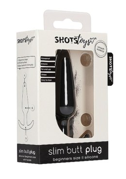 Slim Butt Plug - Black ShotsToys