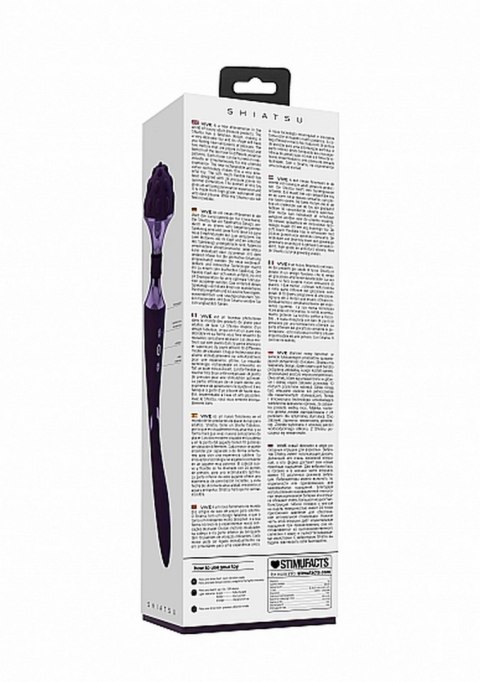 Stymulator- Shiatsu Bendable Massager Wand - Purple Vive