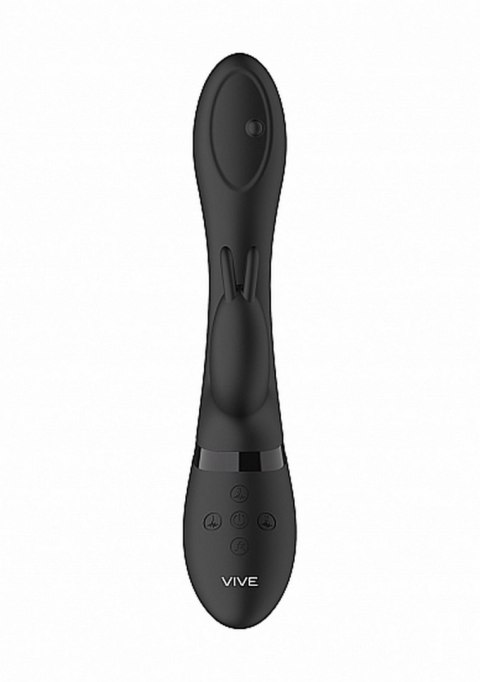 Wibrator Mira - Spinning G-spot Rabbit - Black Vive