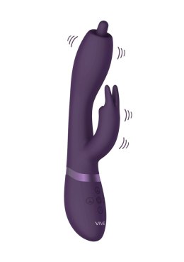 Wibrator Nilo - Pinpoint Rotating G-spot Rabbit - Purple Vive