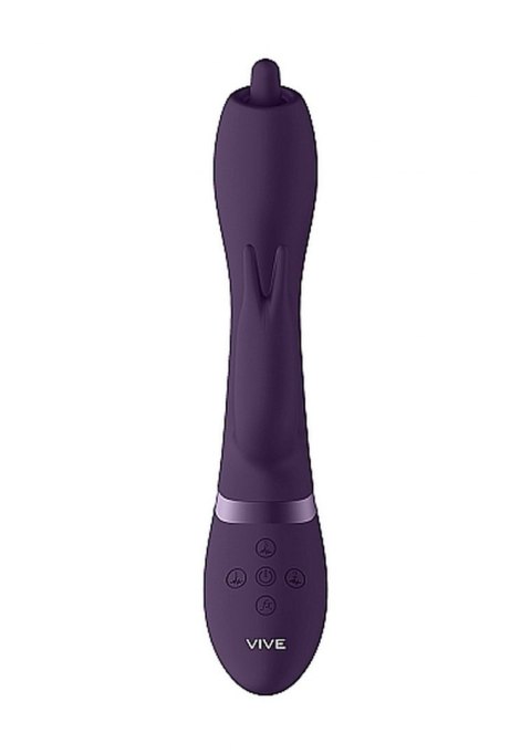 Wibrator Nilo - Pinpoint Rotating G-spot Rabbit - Purple Vive