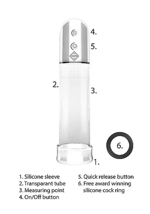 Automatic Luv Pump - Transparent By toyfa