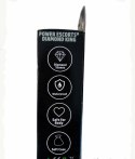 Plug-Diamond King Butt Plug - Silicone Black Large Clear Power Escorts