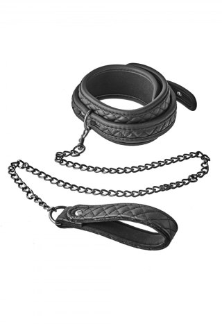 BLAZE COLLAR LEASH DIAMOND BLACK TONGA