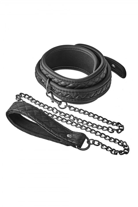 BLAZE COLLAR LEASH DIAMOND BLACK Dream Toys