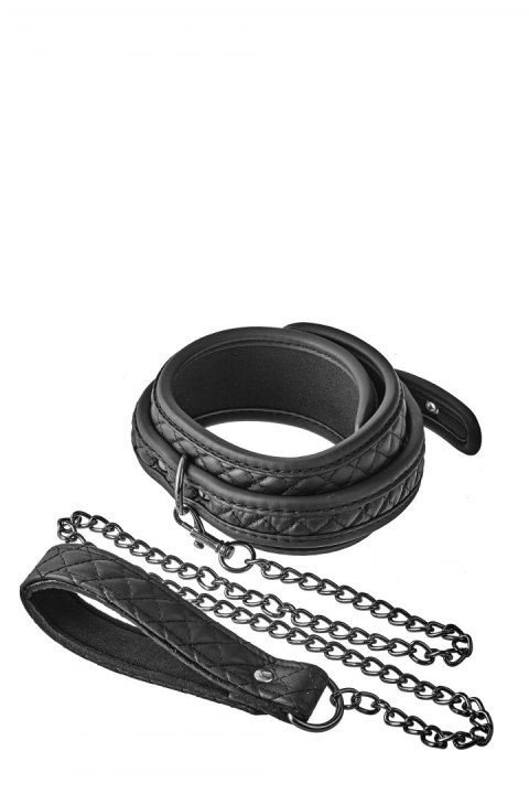 BLAZE COLLAR LEASH DIAMOND BLACK Dream Toys