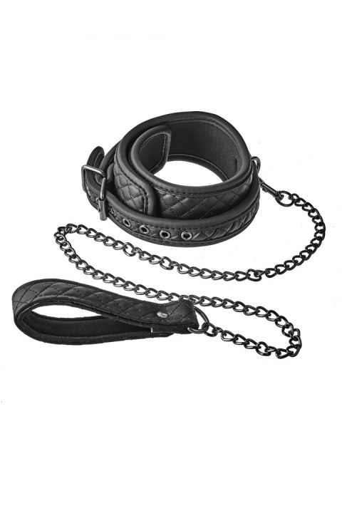 BLAZE COLLAR LEASH DIAMOND BLACK Dream Toys