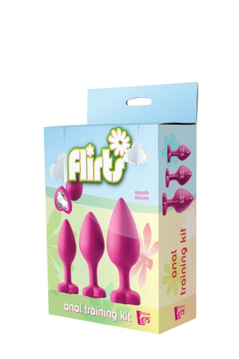 FLIRTS ANAL TRAINING KIT GEM STONE PINK Dream Toys