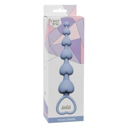 Plug-Anal Heart's Beads Blue Lola Toys
