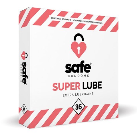 SAFE - Condoms Super Lube Extra Lubricant (36 pcs) Safe