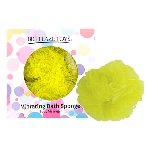 Big Teaze Toys - Bath Sponge Vibrating Yellow Big Teaze Toys