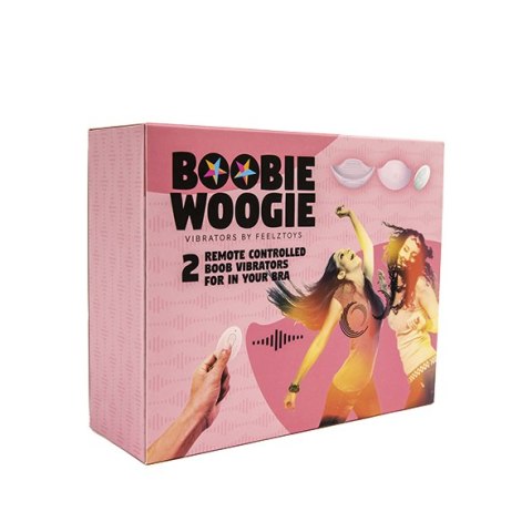 FeelzToys - Boobie Woogie Remote Controlled Boob Vibrators (2 pcs) FeelzToys