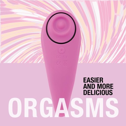 FeelzToys - FemmeGasm Tapping & Tickling Vibrator Pink FeelzToys