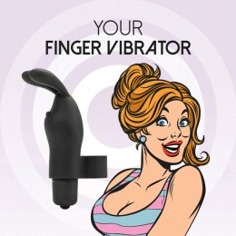 FeelzToys - Magic Finger Vibrator Black FeelzToys