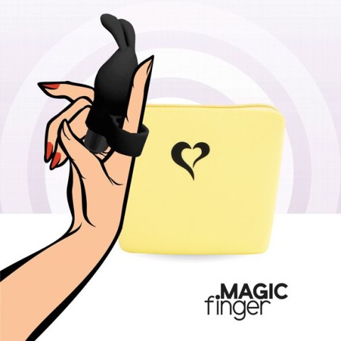 FeelzToys - Magic Finger Vibrator Black FeelzToys