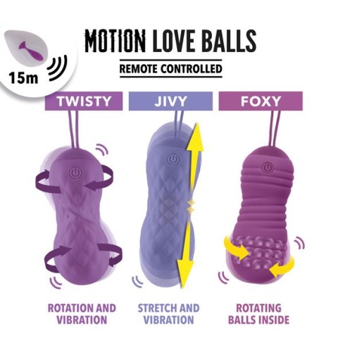 FeelzToys - Remote Controlled Motion Love Balls Foxy FeelzToys