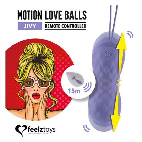 FeelzToys - Remote Controlled Motion Love Balls Jivy FeelzToys