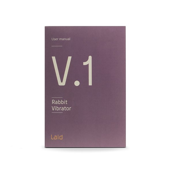 Laid - V.1 Silicone Rabbit Vibrator Black Laid