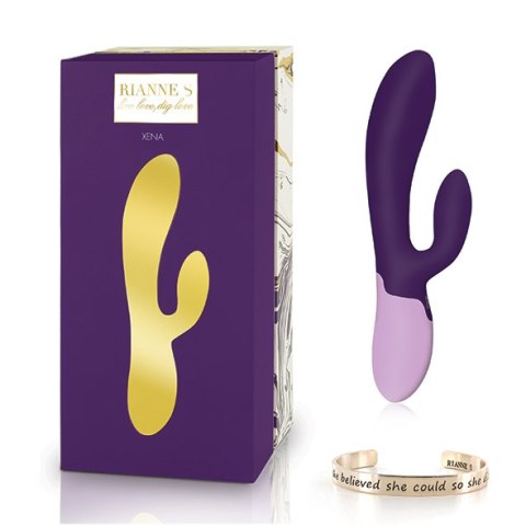 RS - Essentials - Xena Rabbit Vibrator Deep Purple & Lilac Rianne S