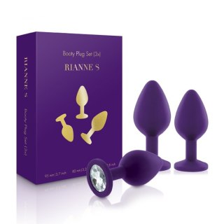 RS - Soiree - Booty Plug Original Set 3x Purple Rianne S