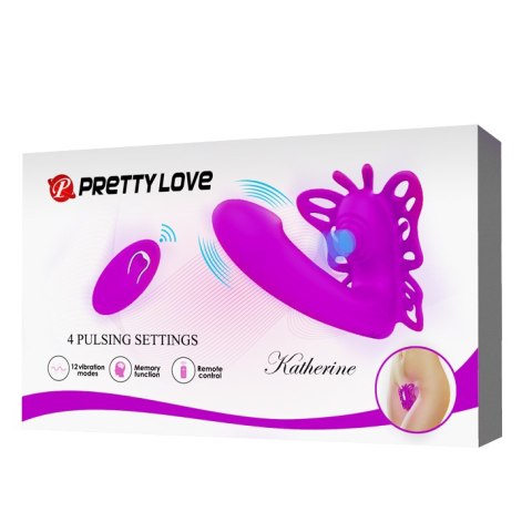 2w1 Stymulator punktu G i łechtaczki - Katherine Fiolet Pretty Love