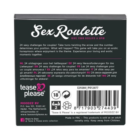 Sex Roulette Love & Marriage (NL-DE-EN-FR-ES-IT-PL-RU-SE-NO) Tease & Please