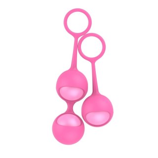 Kulki-Funballs Allison-Duo Kegel Balls Slicone Pink Power Escorts