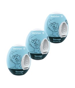 Masturbator-Eggs (set of 3 Bubble) Satisfyer