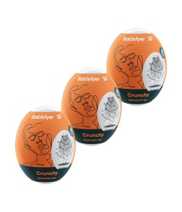 Masturbator-Eggs (set of 3 Crunchy) Satisfyer