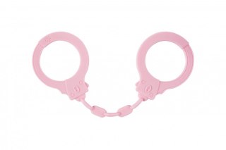 Kajdanki-Silicone Handcuffs Party Hard Suppression Pink Lola Games