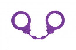 Kajdanki-Silicone Handcuffs Party Hard Suppression Purple Lola Games