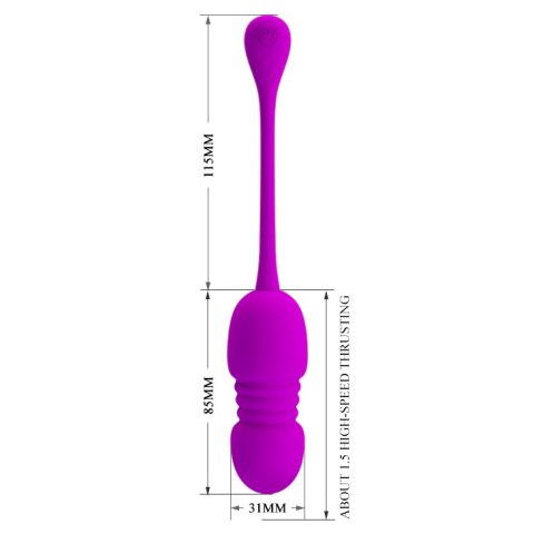 Jajko sterowane pilotem - Callieri, 12 vibration functions 12 thrusting settings Memory function Wireless remote control