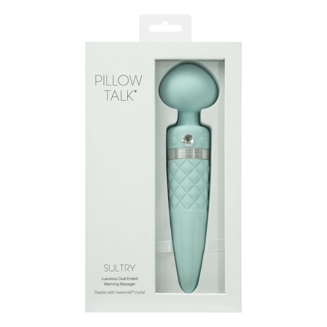Pillow Talk - Sultry Wand Massager Teal Pillow Talk