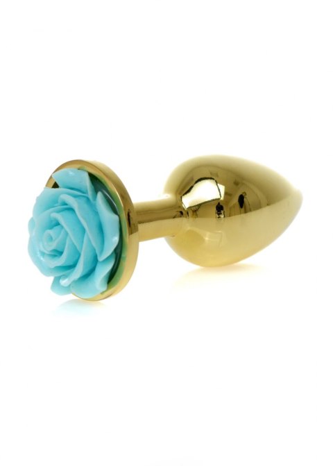 Plug-Jewellery Gold PLUG ROSE- Light Blue B - Series HeavyFun