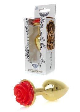 Plug-Jewellery Gold PLUG ROSE- Red B - Series HeavyFun