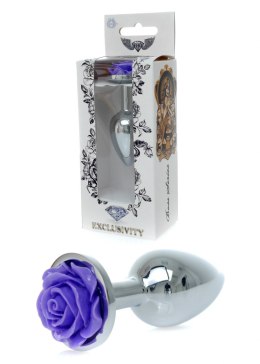 Plug-Jewellery Silver PLUG ROSE- Purple B - Series HeavyFun
