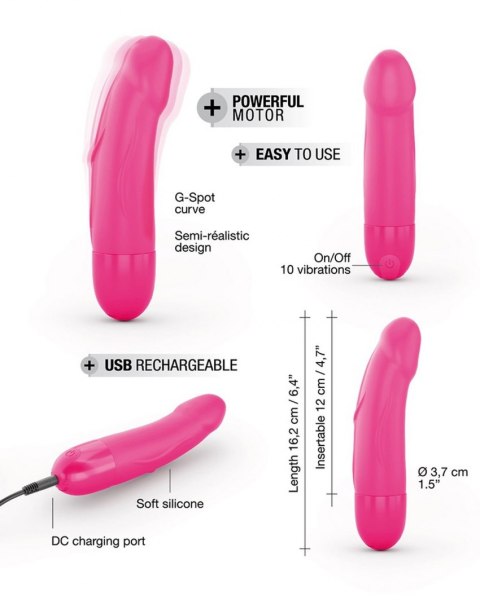 REAL VIBRATION S MAGENTA 2.0 - RECHARGEABLE Dorcel