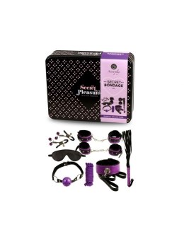 Secret Bondage - Set 8 pcs Purple & Black Secret Play