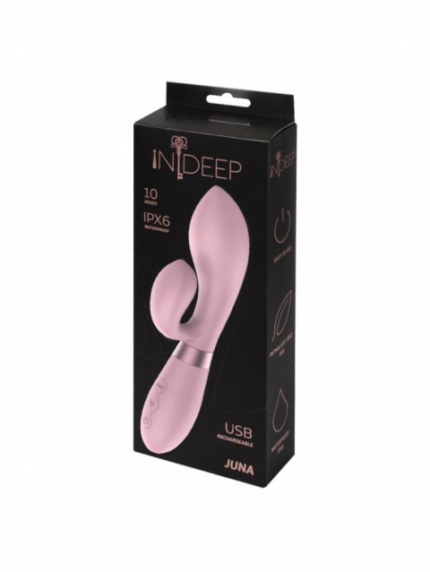 Wibrator-Rechargeable Vibrator Indeep Juna Pink Indeep