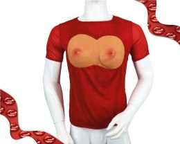 Boob T-Shirt - Red Kinky Pleasure
