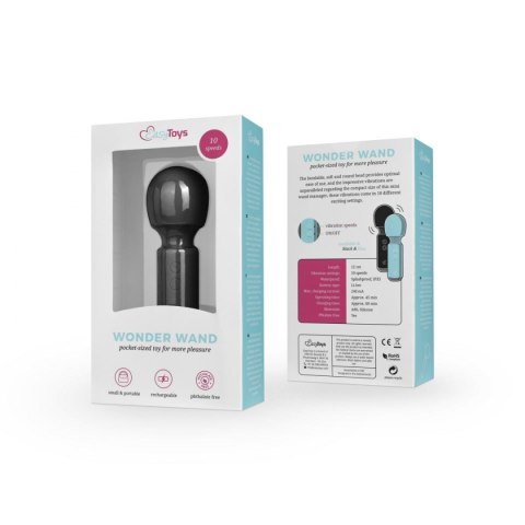 Mini Vibe Wand Vibrator - Black EasyToys