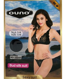 Ouno-Sexy Lingerie Set 2 parts-L/XL-Black Ouno