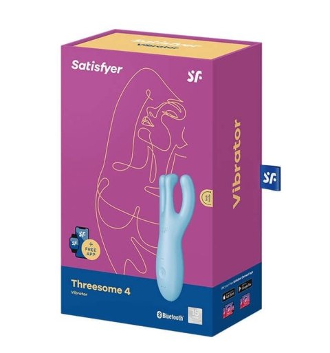 Wibrator-Threesome 4 Connect App (Blue) Satisfyer