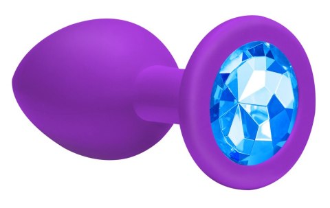 Plug-Anal Plug Emotions Cutie Medium Purple Blue crystal Lola Toys