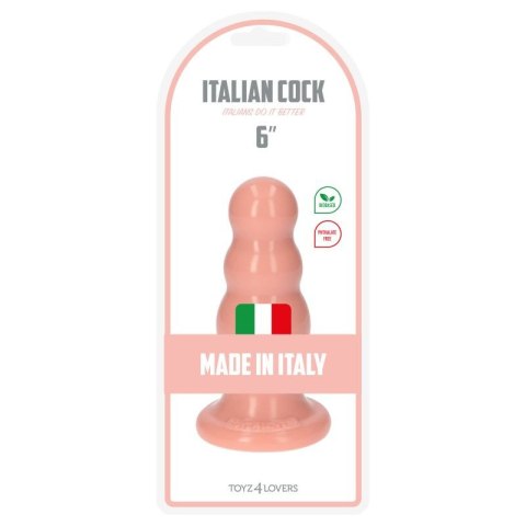 Plug-Italian Cock 6""Flesh Toyz4lovers