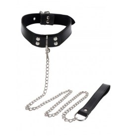 Taboom Elegant Collar and Chain Leash Black