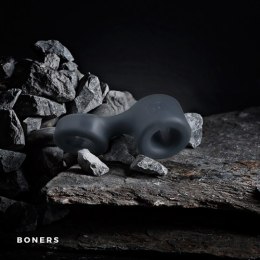Boners Cock Ring And Ball Stretcher - Grey Boners