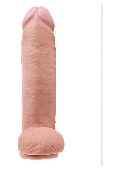 Cock 12 Inch With Balls Light skin tone Pipedream