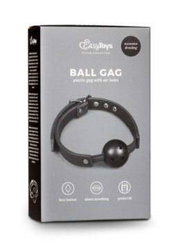 Knebel-Ball Gag With PVC Ball - Black Easy Toys