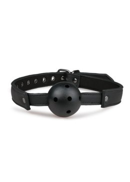 Knebel-Ball Gag With PVC Ball - Black Easy Toys